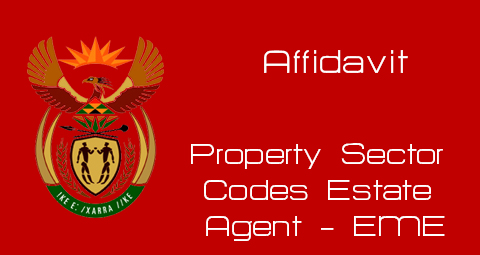 Property Estate Agent Affidavit - EME