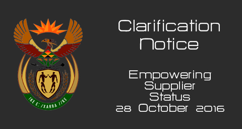 Empowering Supplier Notice